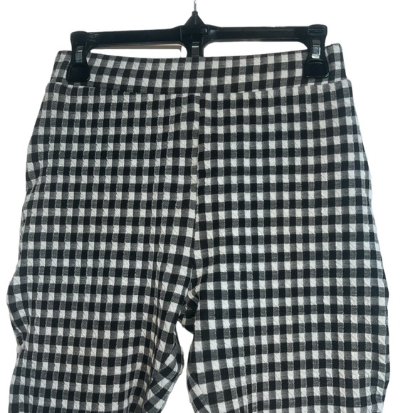 Urban Outfitters Casey Kick Flare Black and White Checkered Pant - Picture 7 of 10